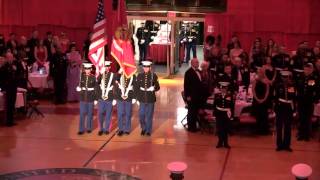 MCIEASTMCB CAMLEJ 240th USMC Birthday Ball Ceremony [upl. by Jacobba]