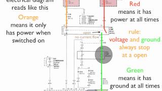 How to read an electrical diagram Lesson 1 [upl. by Bradman]