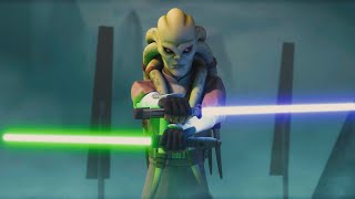 Grievous vs Kit Fisto 4K HDR  Star Wars The Clone Wars [upl. by Mckinney]