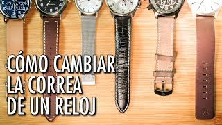 Cómo Cambiar La Correa De Un Reloj En Español [upl. by Kannav]