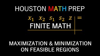 Maximization and Minimization Problems on Feasible Regions [upl. by Noam]