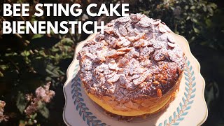 How to make Bienenstich  Classic German Bee Sting Cake [upl. by Ullyot]