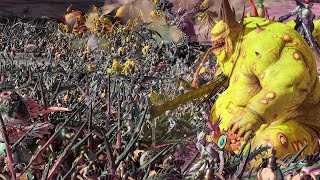 Total War WARHAMMER III  NURGLE vs SLAANESH [upl. by Flore]