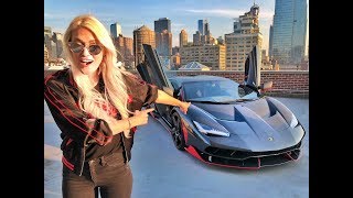 Driving the 4 million Lamborghini Centenario in NYC [upl. by Ludovick]