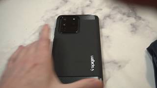 Spigen Rugged Armor Case for Samsung Galaxy S20 Ultra Review [upl. by Rellia610]