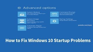 How to Fix Windows 10 Startup Problems 4 Ways [upl. by Ethban]