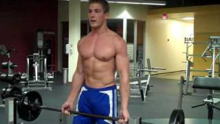 How To StraightBar Bicep Curl [upl. by Aleek]