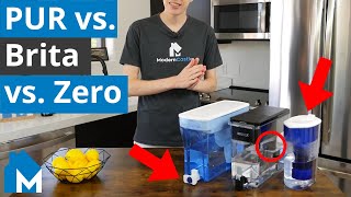 🥤 PUR vs Brita vs ZeroWater Filter Comparison — Whats the Best Tasting Water [upl. by Eirok]