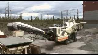 Metso Lokotrack LT106 mobile jaw crushing plant [upl. by Levania]