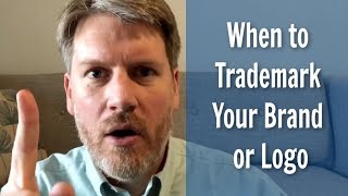 Trademarking a Name  When Should You File for Trademark Registration [upl. by Cam]