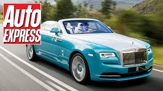 New RollsRoyce Dawn review the most luxurious convertible ever [upl. by Refitsirhc]