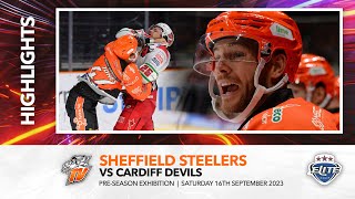 Sheffield Steelers v Cardiff Devils  16th September 2023 [upl. by Venetis]