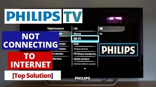 How to Fix PHILIPS SMART TV Not Connecting to Internet  Philips TV wont connect to Internet [upl. by Idnod]