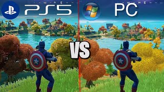 PS5 vs PCUltra Settings  Fortnite Graphics Comparison [upl. by Sladen]