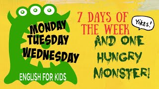 I GIORNI DELLA SETTIMANA  Days of the week  ENGLISH FOR KIDS [upl. by Dymoke]