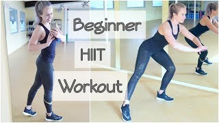 Beginner HIIT Workout  Thuis Trainen [upl. by Cathlene]