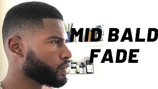 MID BALD FADE HAIRCUT TUTORIAL LEARN THIS FADE IN 5 MINUTES [upl. by Graybill]