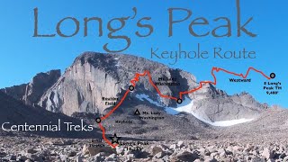 Longs Peak  Full summit climb along the Keyhole route with maps amp route description [upl. by Inod]