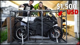 I bought an ELECTRIC SPORTBIKE from CHINA 1500 NEW [upl. by Aya440]