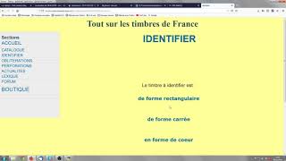 comment identifier les timbres de France [upl. by Devaj]