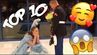 Top 10 best HEARTWARMING military homecomings [upl. by Sheree]