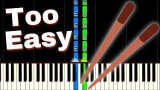 Chopsticks  EASY Piano Tutorial Shorts [upl. by Noitsirhc]