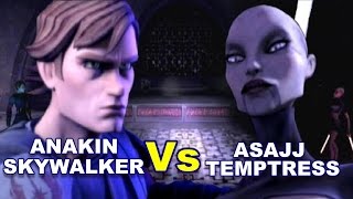 Lightsaber Duels  Anakin vs Asajj Ventress [upl. by Aramen284]