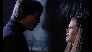 Star Wars The Return of the Jedi 1983  Luke and Leia scene [upl. by Occir132]