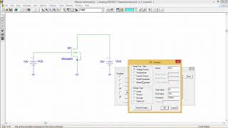 PSpice  Analysis Setup  DC Sweep [upl. by Noeruat]