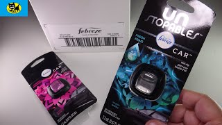 BEST CAR SMELLS  Febreze Car Air Freshener Vent Clips Unstoppables Fresh and Shimmer Scents [upl. by Bekah]