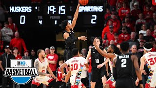 Michigan State at Nebraska  Highlights  Big Ten Mens Basketball  Feb 28 2023 [upl. by Narda]