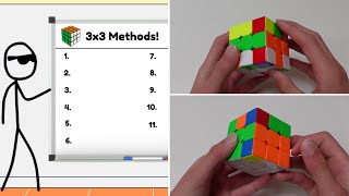 Every Rubiks Cube Method Explained in 7 Minutes [upl. by Ieso783]