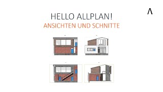 Hello Allplan Ansichten und Schnitte [upl. by Ivanna]