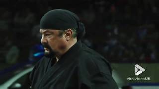 Steven Seagal shows how to fight off multiple opponents [upl. by Britni111]