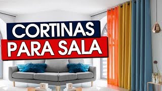 50 CORTINAS PARA SALA ELEGANTES E MODERNAS [upl. by Atikin990]