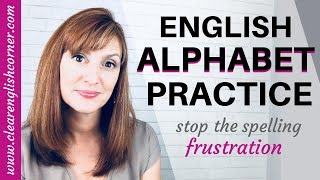 How to Say English Letters American English Alphabet Pronunciation [upl. by Cavan]