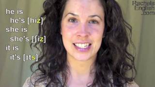 How to Pronounce Contractions American English Pronunciation [upl. by Sheryle]