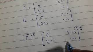 Hermitian and Skew Hermitian Matrix with Properties and Examples Matrix Algebra [upl. by Oiceladni]