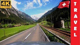 Driving in Switzerland 5 Innertkirchen  Brienzersee  Interlaken  Grindelwald  4K 60fps [upl. by Hulton]