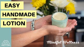 BEST Moisturizer DIY Lotion Recipe Natural Ingredients  Natural Minimalist  Mindful Wellness [upl. by Irama629]