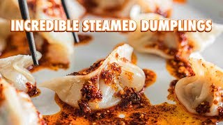 How To Make Steamed Dumplings Completely From Scratch [upl. by Thom]