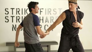 Cobra Kai Season 1 Miguels Karate Training Scenes [upl. by Nelyk895]