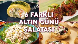 Tarifini Kimseye Vermek İstemeyeceğiniz 6 Farklı Altın Günü Salatası  Salata Tarifleri [upl. by Shanly]