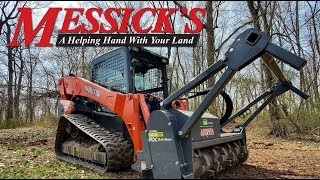 Awesome Loftness forestry mulcher on a Kubota SVL95 [upl. by Martsen395]