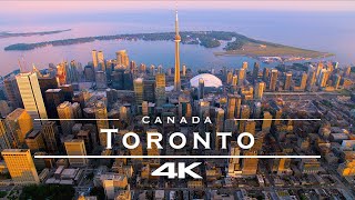 Toronto Canada 🇨🇦  by drone 4K [upl. by Eikcir]