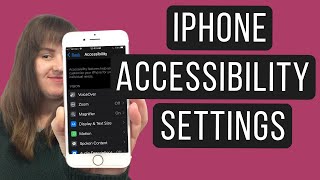 iPhone ACCESSIBILITY SETTINGS FOR THE BLIND AND VISUALLY IMPAIRED [upl. by Cartwell438]