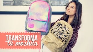 Transforma tu mochila rápido y fácil [upl. by Ruhtracm]