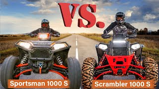 Why the Polaris Sportsman 1000 S is better than the Scrambler 1000 S [upl. by Eenoj]