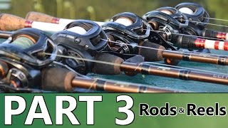 Beginners Guide to BASS FISHING  Part 3  Rods and Reels [upl. by Maighdlin]