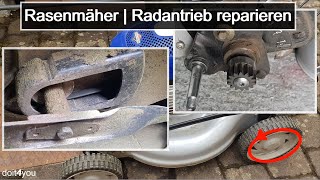 Rasenmäher  Radantrieb reparieren  DIY  How To  TUTORIAL [upl. by Manas166]